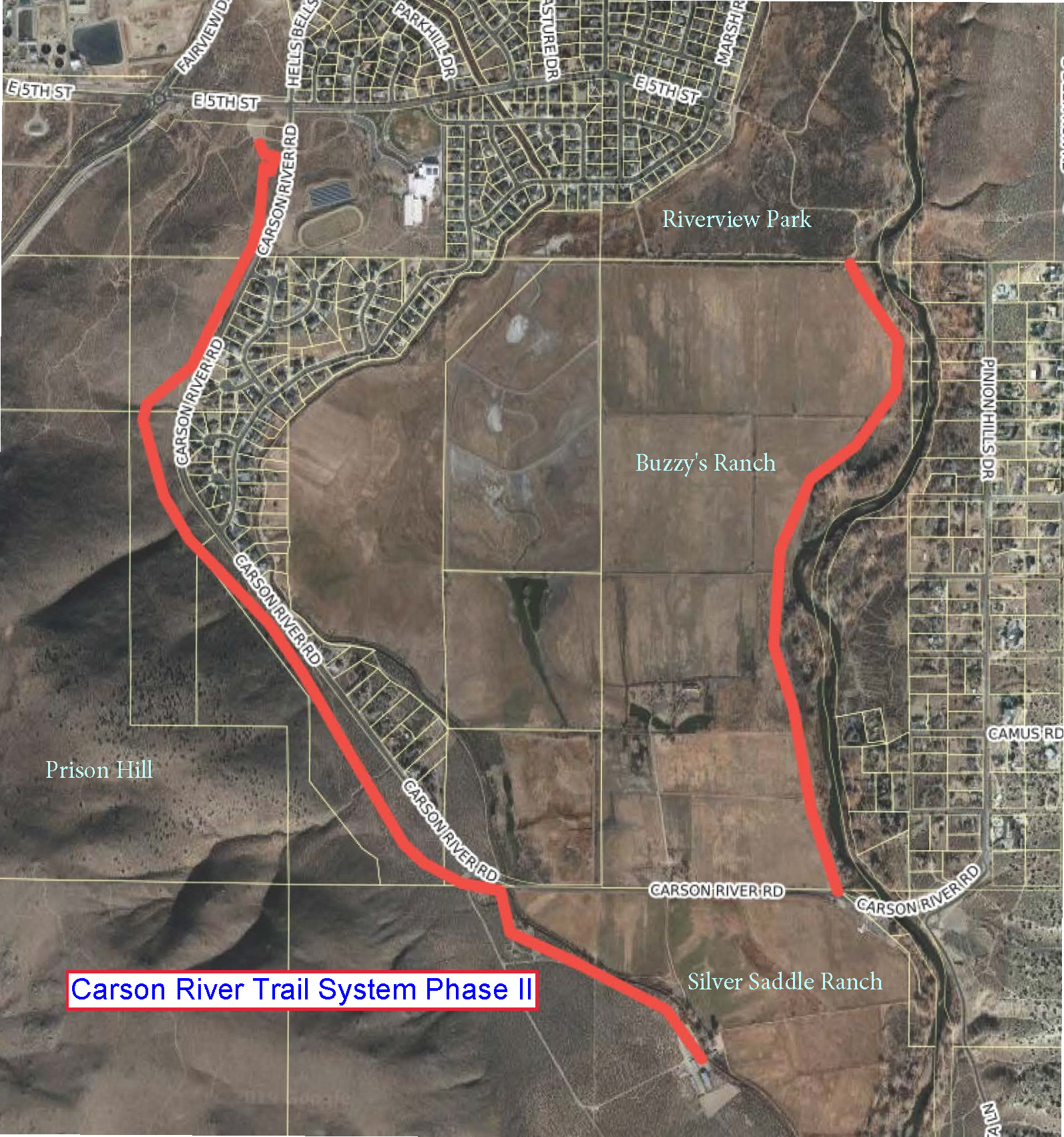 SNPLMA Carson River Trails Phase II Project
