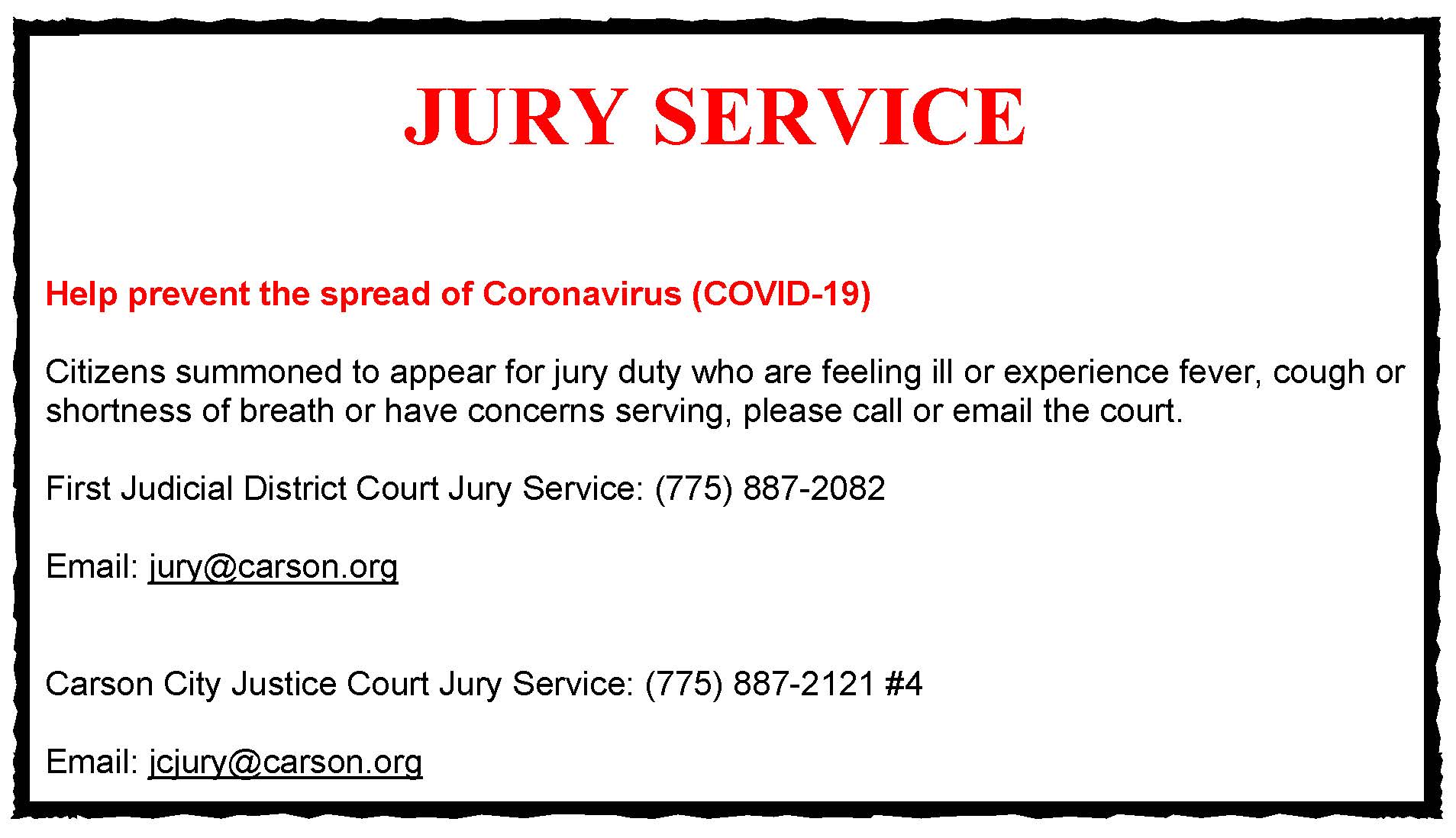 Coronavirus Juror Notice 32020