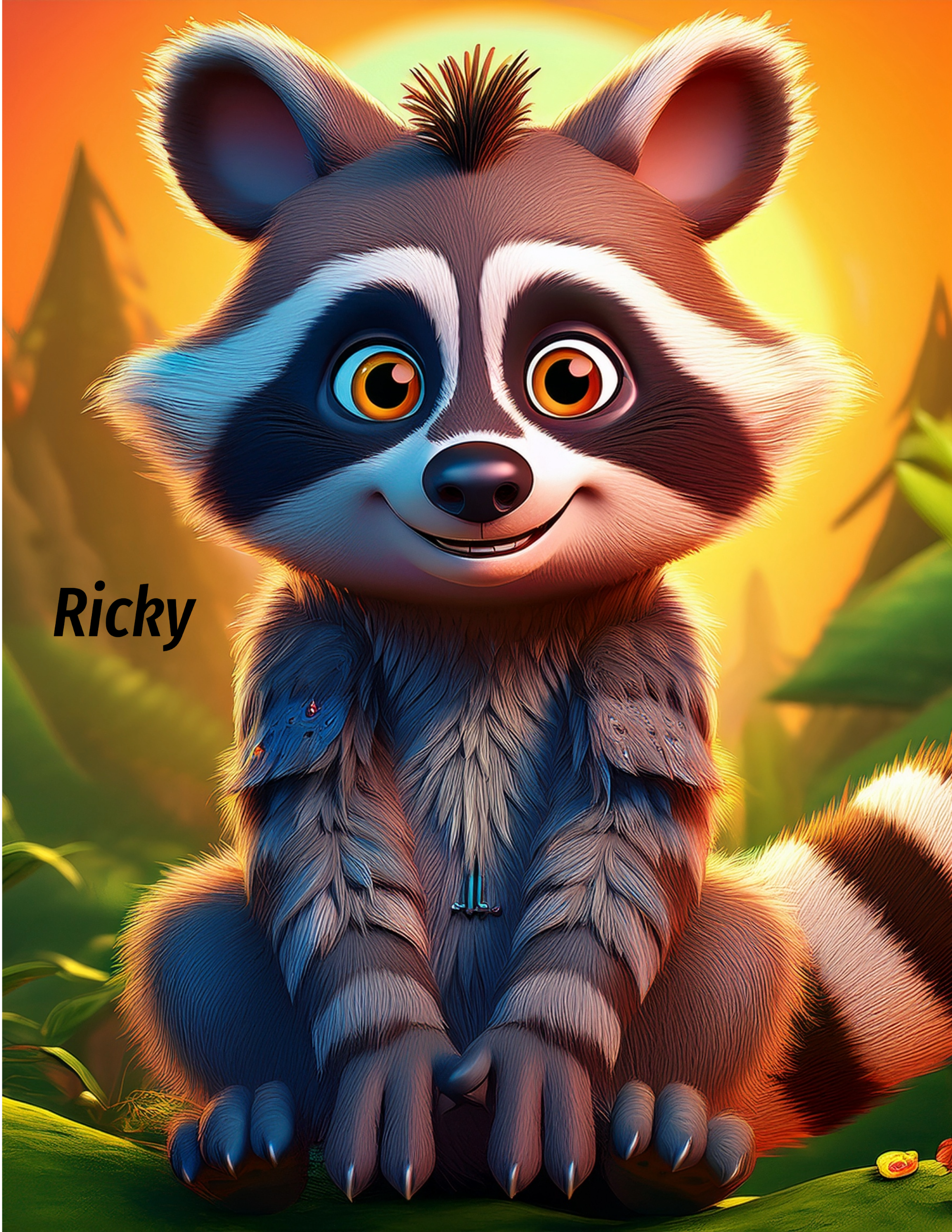 Cartoon Racoon