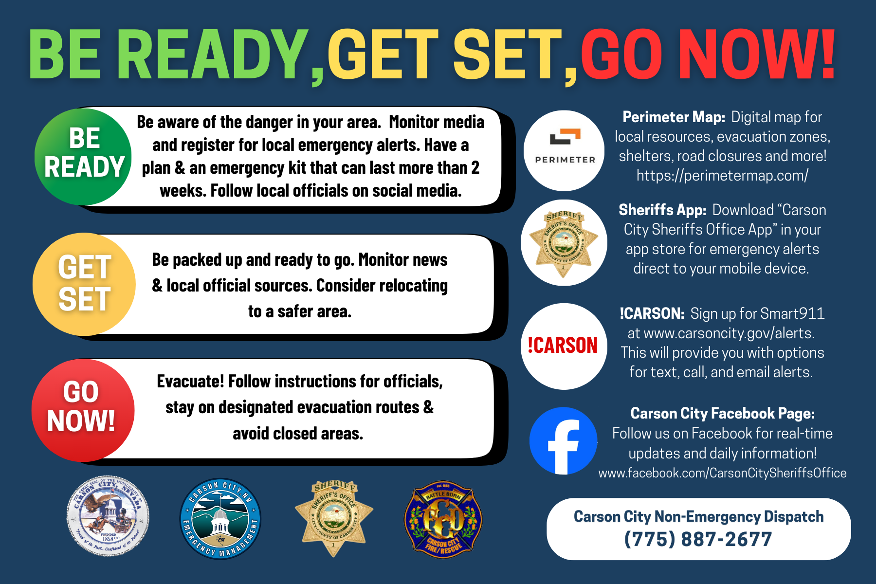 Be Ready Get Set Go Now Flyer