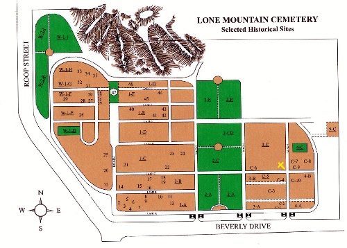 Historical Sites Cemetery Map